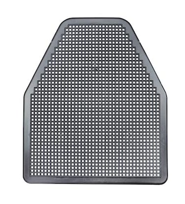 SANIPRO Black Urinal Mat Pack of 6