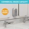 AIKE 338oz Automatic Wall Mount Liquid Soap Dispenser with Commercial ABS Construction Model AK1226SSilver
