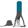 Uutensil Stirr Plus Automatic Pan Stirrer with Timer Includes USB Charging Cradle Teal x Grey
