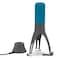 Uutensil Stirr Plus Automatic Pan Stirrer with Timer Includes USB Charging Cradle Teal x Grey