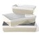MARTHA STEWART 3Piece Oven to Table Stoneware Bakeware Set Baking Dish Casserole Set Grey Durable OvenSafe Bakeware for Baking and Serving