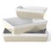 MARTHA STEWART 3Piece Oven to Table Stoneware Bakeware Set Baking Dish Casserole Set Grey Durable OvenSafe Bakeware for Baking and Serving