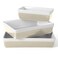 MARTHA STEWART 3Piece Oven to Table Stoneware Bakeware Set Baking Dish Casserole Set Grey Durable OvenSafe Bakeware for Baking and Serving