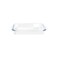 FOYO Basics Tempered Glass Baking Dish 16 Quart Clear Oblong Dish Set Casserole Dish Cooking Oven Bake