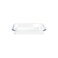 FOYO Basics Tempered Glass Baking Dish 16 Quart Clear Oblong Dish Set Casserole Dish Cooking Oven Bake