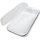 Webake Enamelware 9x13 Baking Pan with Lid Oblong Cake Pan Enameled Steel Roasting Pan Baking Dish Lasagna Pan Food Containers