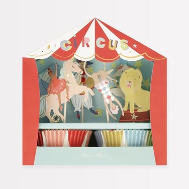 Meri Meri Circus Cupcake Kit Pack of 24