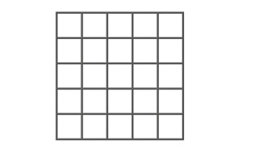 Cookie Cutz 15 Squares x 25 Multi Cookie Cutter 79x79