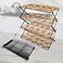 ARBELLE INNOVATIONS 4Tier Collapsible Cooling Rack For Baking Expandable Foldable Cookie Cooling Wire Rack Baking Rack Foldable Cooling Rack For Baking Supplies Premium Quality Sturdy Legs
