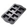 Twscvc Mini Loaf Pan 8Cavity NonStick Muffin PanCarbon Steel Brownie Bakeware for Oven baking Gray