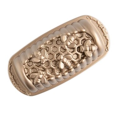 Nordic Ware Honey Hive Loaf 6 Cup Toffee
