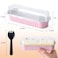 Husfunov 25 Pack Mini Cake Pans with Lids and Spoons Small Aluminum Foil Loaf Pans Rectangular Baking Containers for Party and Picnics 68oz Pink