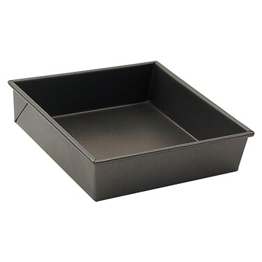 WINCO Square NonStick Cake Pan 8Inch by 8Inch Aluminized Steel