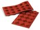 Silikomart Petit Cake Mould 40mm Terracotta