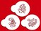 Designer Stencils Silk Paisley Cookie Stencils Mini BeigeSemiTransparent