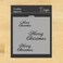 Designer Stencils Merry Christmas Cookie and Craft Stencil by