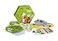 Lekue 3000087SURM017 Lets Cookie Kit Cookie Making kit NA
