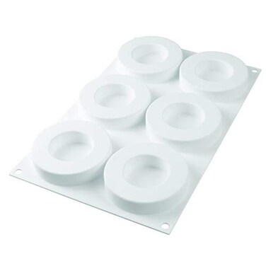 Silikomart TheRing65 Set of 2 Silicone Molds with 1 Plastic Cutter