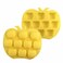 MoldFun 2Pack Apple Silicone Molds Apple Mold for Chocolate Cupcake topper Jello Candy Gummy Ice Cube Cookie Muffin Mini Soap