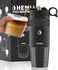 Hemli Nitro Cold Brew Coffee Maker 12 oz CeramicLined Tritan Cup Pressure Gauge Stores 3 Nitrogen Gas Bulbs Custom Designed for Cold Brew and Nitro Drinks