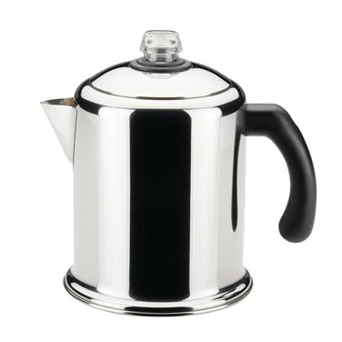 Farberware Classic Stainless Steel Yosemite Percolator Coffee Pot 8Cup Stainless Steel