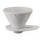 Hario V60 Mugen Ceramic Coffee Dripper Size 02 White