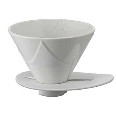 Hario V60 Mugen Ceramic Coffee Dripper Size 02 White