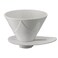 Hario V60 Mugen Ceramic Coffee Dripper Size 02 White