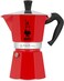 Bialetti 4942 Moka Express Espresso Maker Makes 3 Cups Red