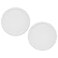 Corningware F5PC French White 15qt Round Plastic Cover 2 Pack