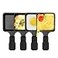 Kosmosta HONNE NonStick Coated Mini Grill Pan Cheese Melting Accessories for Raclettes ReplacementAdditional Raclette Dishes Mini Grill Pan Square Shape4PCs