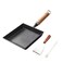 Toutrop 75 Cast Iron Omelette Pan Rectangle Tamagoyaki Egg Roll Pan Square Cooking Pans for All Stoves