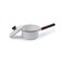 Barebones Enamel Saucepan Steel Cooking Pot For The Kitchen And Camping Durable Sauce Pan With Lid Eggshell