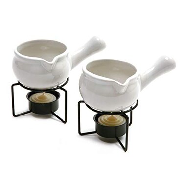 Norpro 210 Ceramic Butter Warmers Set of 2 13 cup3 oz White