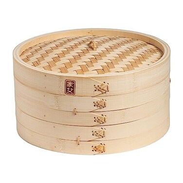 Joyce Chen 2Tier Bamboo Steamer Baskets 12Inch