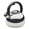 Farberware Stainless Steel EggShaped Whistling Induction Tea Kettle 23Quart Silver