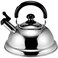 BAKER DEPOT Quickone Takei EnergySaving Fuefuki Whistle Kettle 25 L Silver