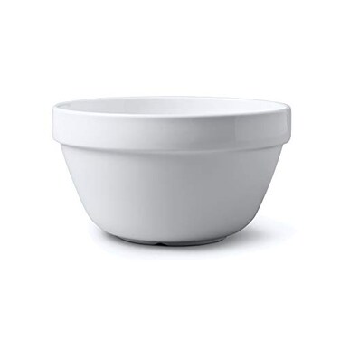 WM BartleetSons 1750 Wm Bartleet Sons Traditional Porcelain Pudding Basin 20cm125ltr2pt White