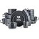 Stone Lain 32 Piece Stoneware Dinnerware Set Service for 8 Gray Matte