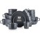 Stone Lain 32 Piece Stoneware Dinnerware Set Service for 8 Gray Matte