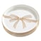 Santa Barbara Design Studio Christmas Appetizer Plates Set of 4 Small Ceramic Plates 525 Diameter Gold Metallic Bow