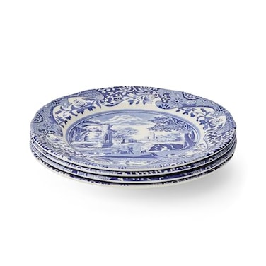Spode Blue Italian Salad Plate 8 White