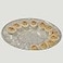 Greenbrier Deviled Egg Clear Plastic Crystal Cut Platter Set of 2