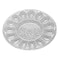 Greenbrier Deviled Egg Clear Plastic Crystal Cut Platter Set of 2