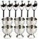 YellRin Stainless Steel Egg Cups Set for Hard Soft Boiled Eggs with 6 Egg Cup Holders 6 Egg Spoons