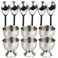 YellRin Stainless Steel Egg Cups Set for Hard Soft Boiled Eggs with 6 Egg Cup Holders 6 Egg Spoons