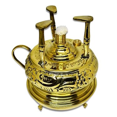 bonballoon Egyptian Greek Coffee Brass Engraved Copper Al Bramony Elbaramony Turkish Alcohol Burner Maker Table Top Tabletop With Brass Handle Arabian Solid Large Size Hand Decanter Hammered Handmade