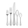 Mikasa Regent Bead 65Piece Flatware Set for 12 1810 Stainless Steel Silverware with Beaded Teardrop Handles Includes Serving Utensils Dishwasher Safe