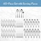 Mikasa Regent Bead 65Piece Flatware Set for 12 1810 Stainless Steel Silverware with Beaded Teardrop Handles Includes Serving Utensils Dishwasher Safe