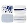 Royal Doulton Pacific Mixed Patterns Cheese Boards 79 BlueWhite Set of 4